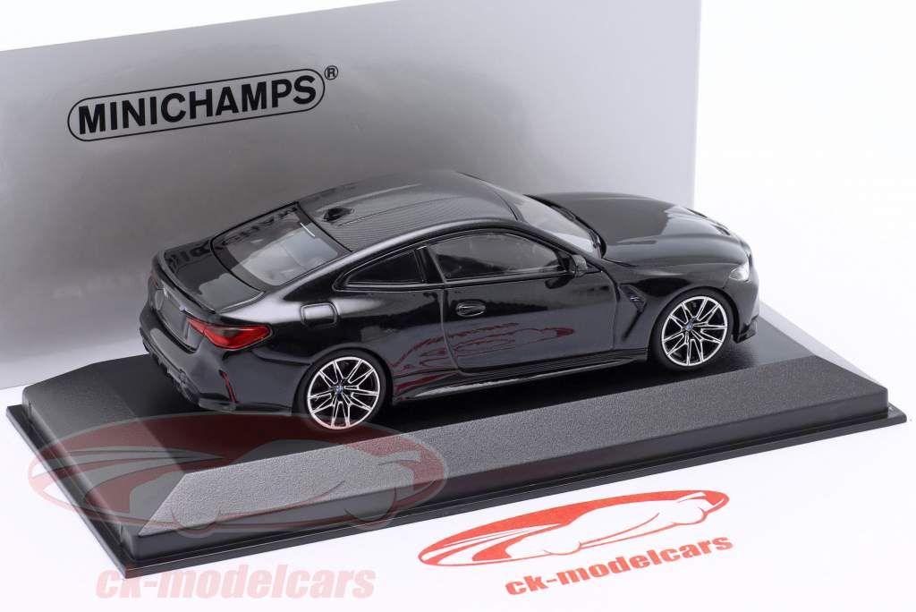 BMW M4 Competition Coupe Anno di costruzione 2020 nero zaffiro 1:43 Minichamps