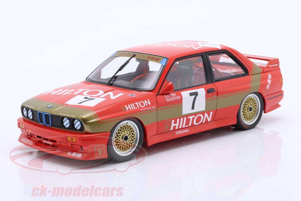 BMW M3 #7 2° Macau Guia Race 1987 Dieter Quester 1:18 Minichamps