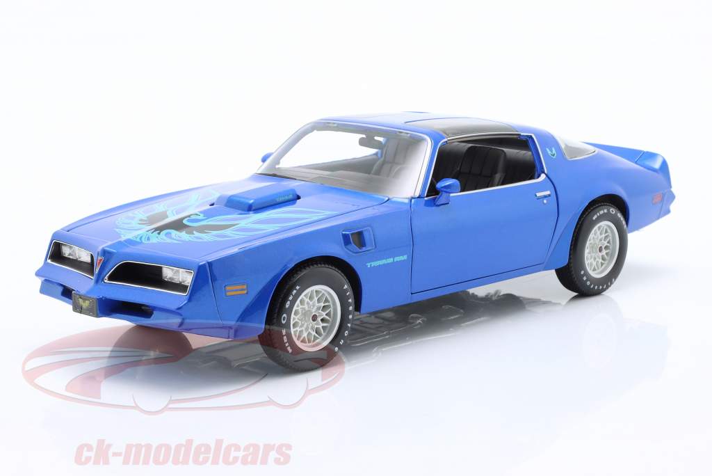 Pontiac Firebird Trans Am 建設年 1978 青 1:18 Maisto