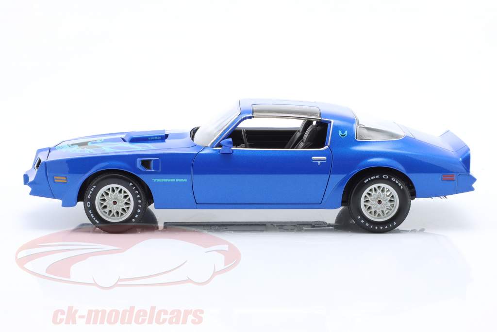 Pontiac Firebird Trans Am Année de construction 1978 bleu 1:18 Maisto