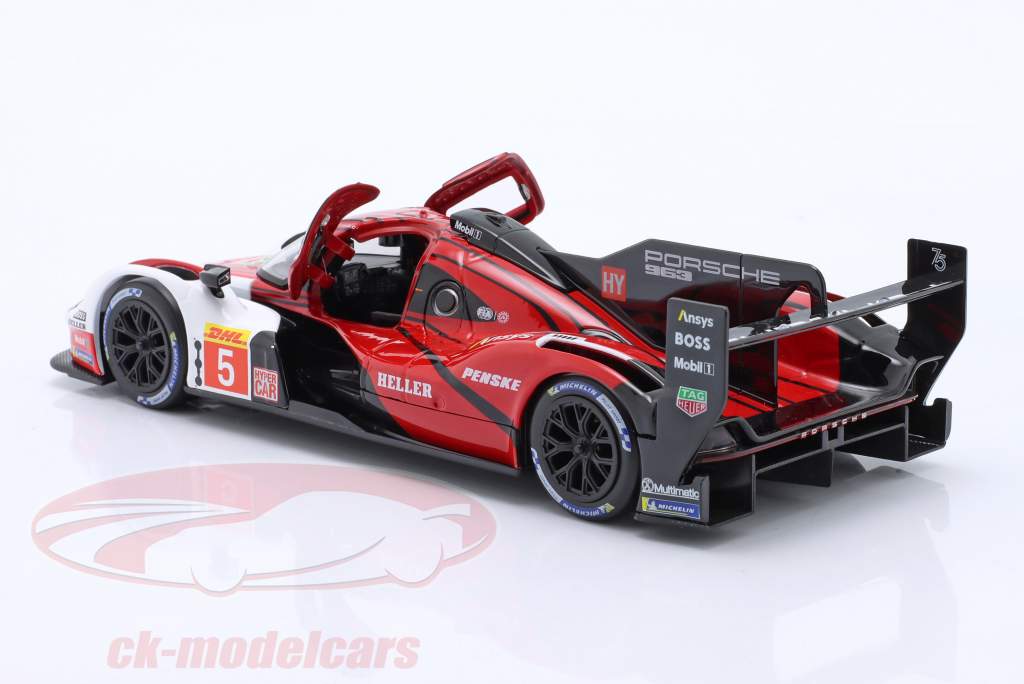 Penske Porsche 963 #5 24h LeMans 2023 Cameron, Christensen, Makowiecki 1:24 Bburago