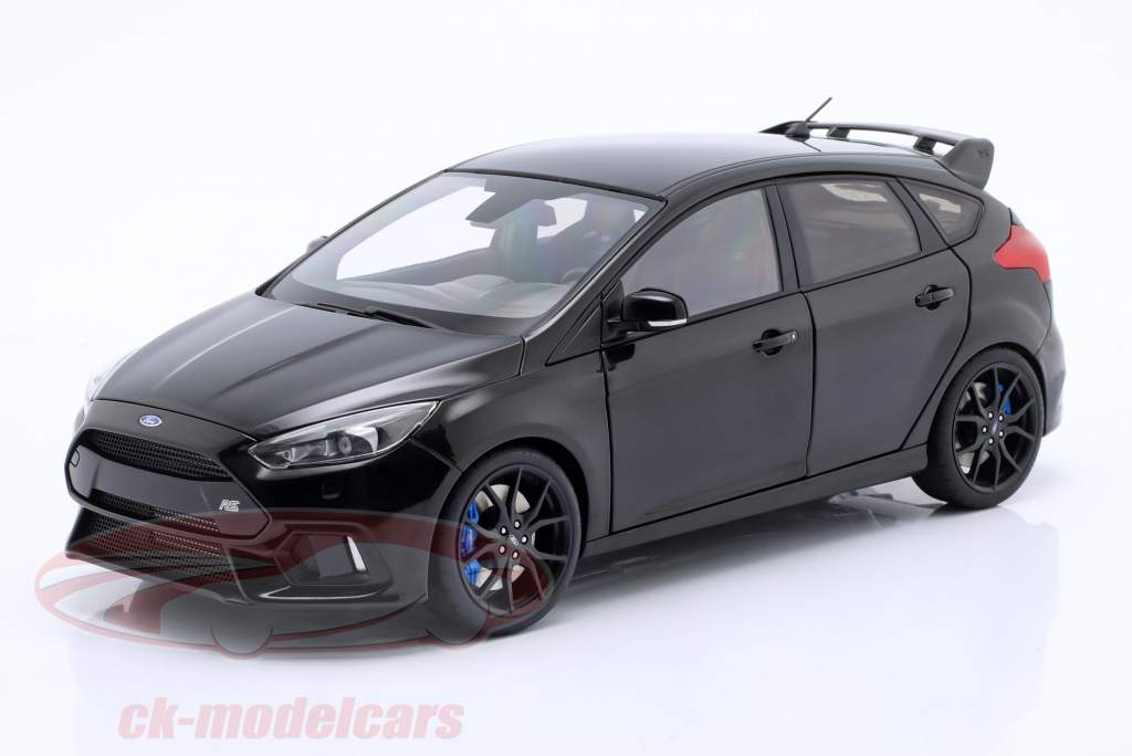Ford Focus RS Bouwjaar 2016 schaduw zwart 1:18 AUTOart