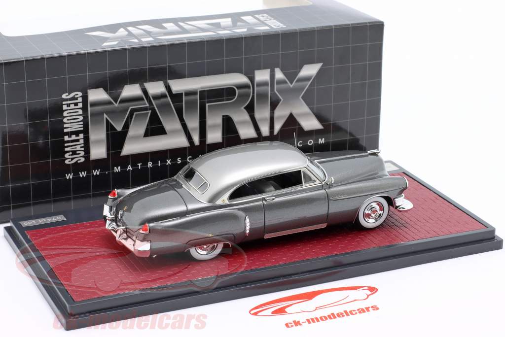Cadillac Coupe DeVille Show Car 建設年 1949 銀 メタリックな 1:43 Matrix