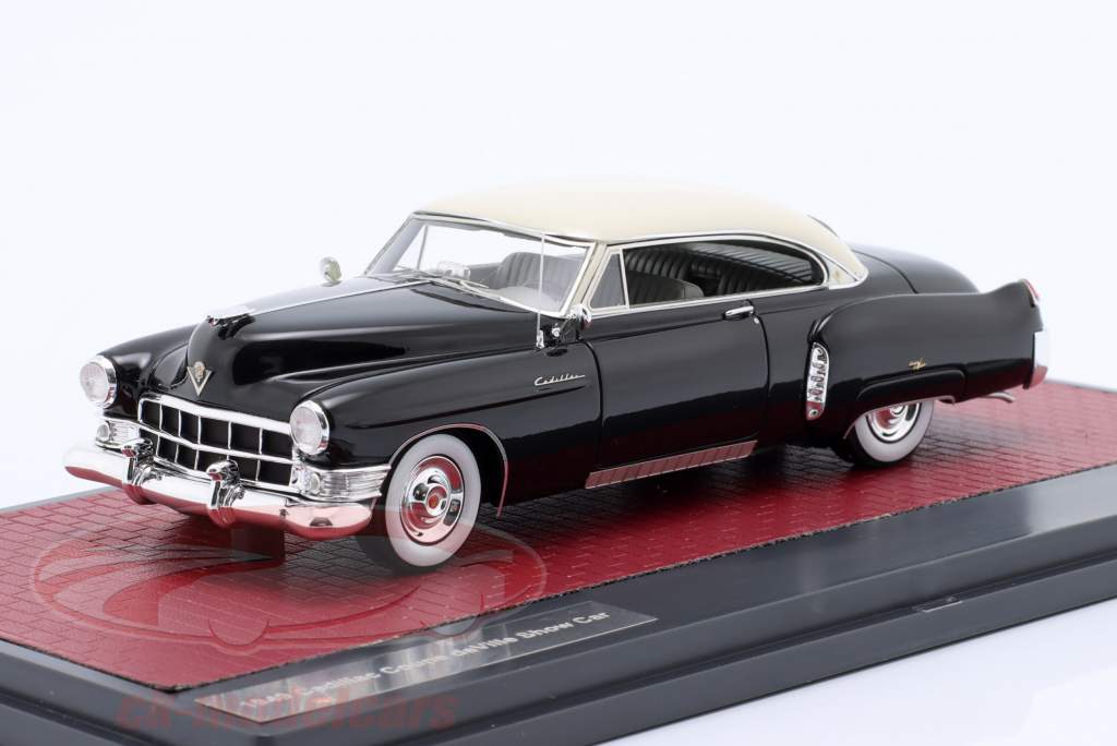 Cadillac Coupe DeVille Show Car Byggeår 1949 sort / hvid 1:43 Matrix
