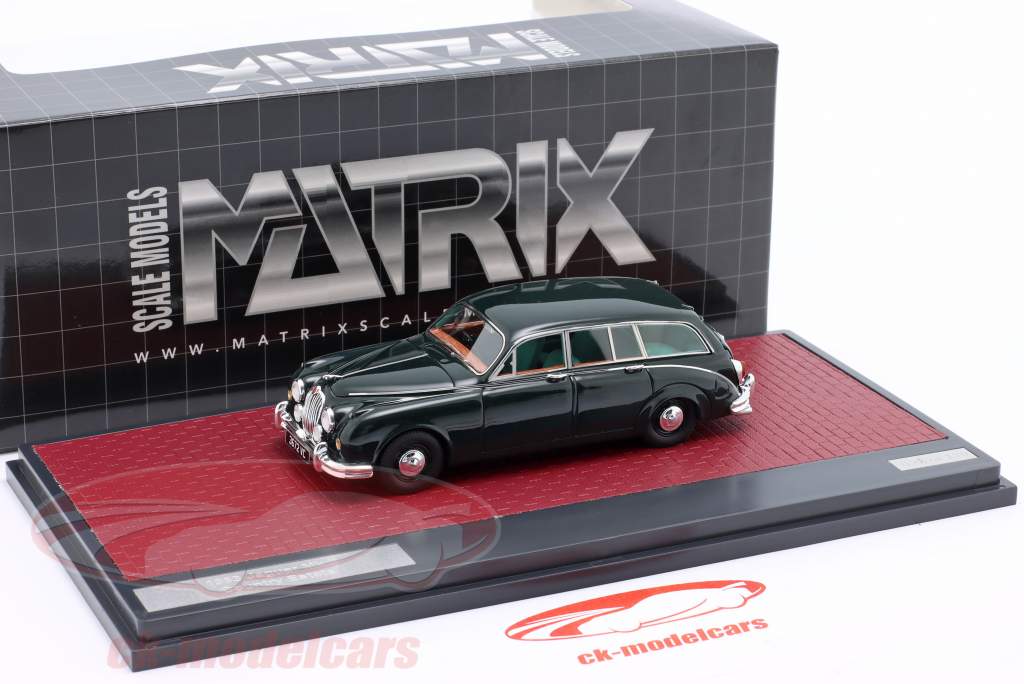 Jaguar Mk II Country Estate Baujahr 1963 dunkelgrün 1:43 Matrix