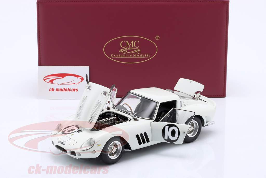 Ferrari 250 GTO #10 2º Tourist Trophy Goodwood 1962 Graham Hill 1:18 CMC