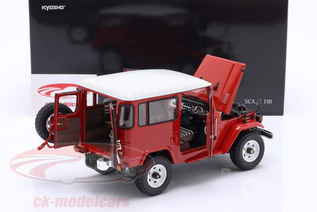 Toyota Land Cruiser FJ40 Baujahr 1980 rot 1:18 Kyosho