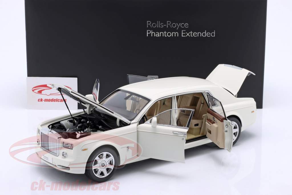 Rolls Royce Phantom EWB Limousine Baujahr 2012 weiß 1:18 Kyosho