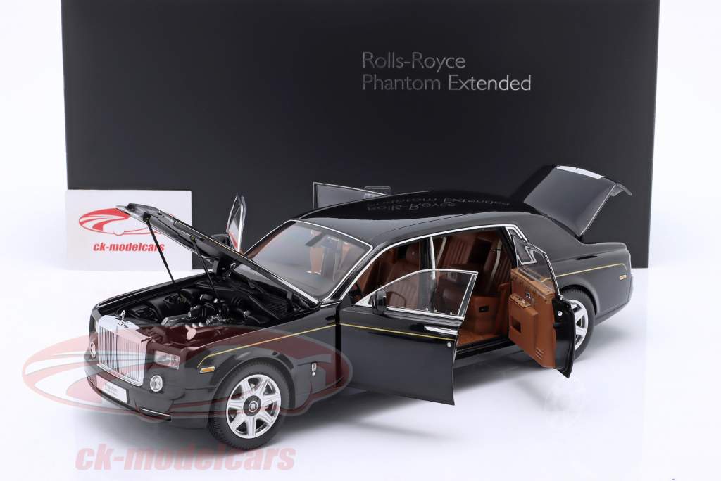 Rolls Royce Phantom EWB Limousine 建设年份 2012 钻石黑 1:18 Kyosho