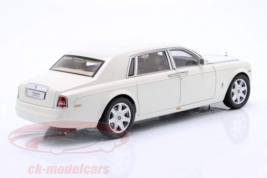 Rolls Royce Phantom EWB Limousine Année de construction 2012 blanc 1:18 Kyosho