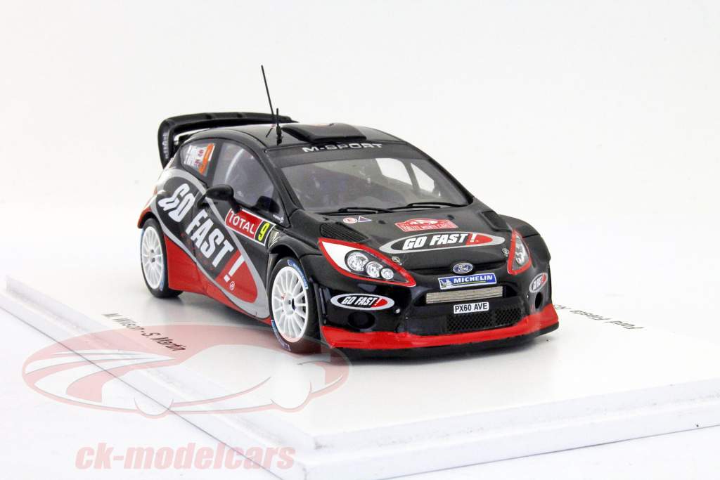 福特嘉年华RS WRC赛车＃9蒙特卡洛拉力赛2012·威尔逊，马丁1:43星火