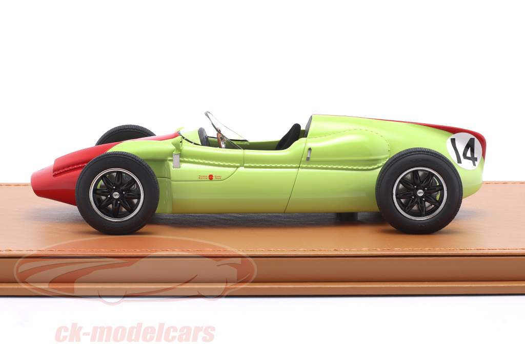 Olivier Gendebien Cooper T51 #14 9th britisk GP formel 1 1960 1:18 Tecnomodel