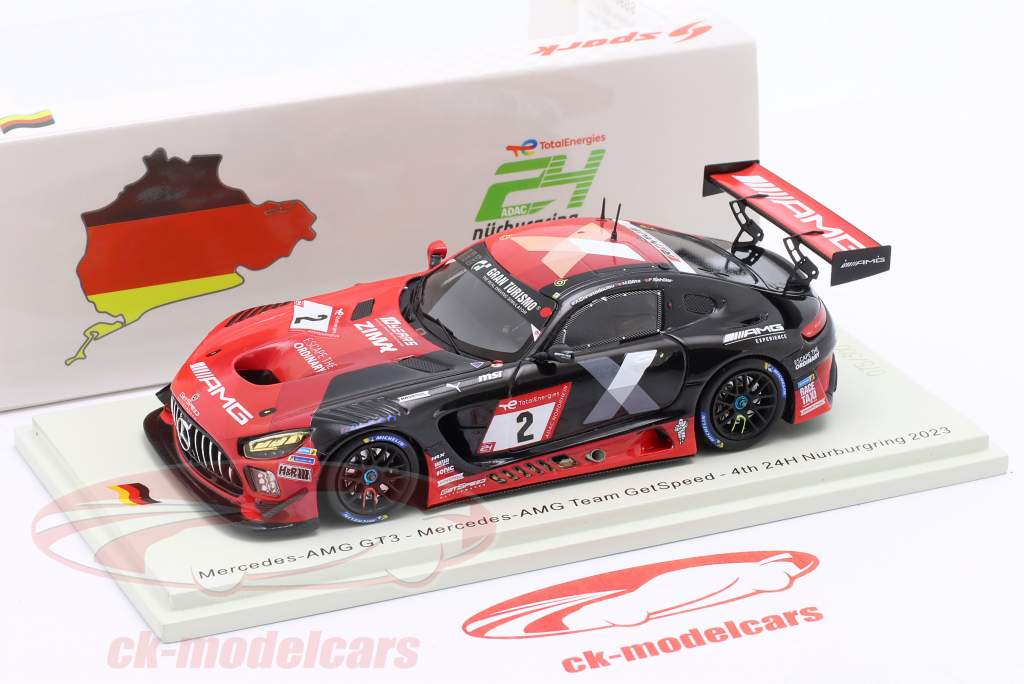 限定400台【spark】メルセデスAMG GT3 BritishGT 2023 Spark 1:43 Mercedes-AMG GT3 Evo #1 3rd BGTC Snetterton 2023