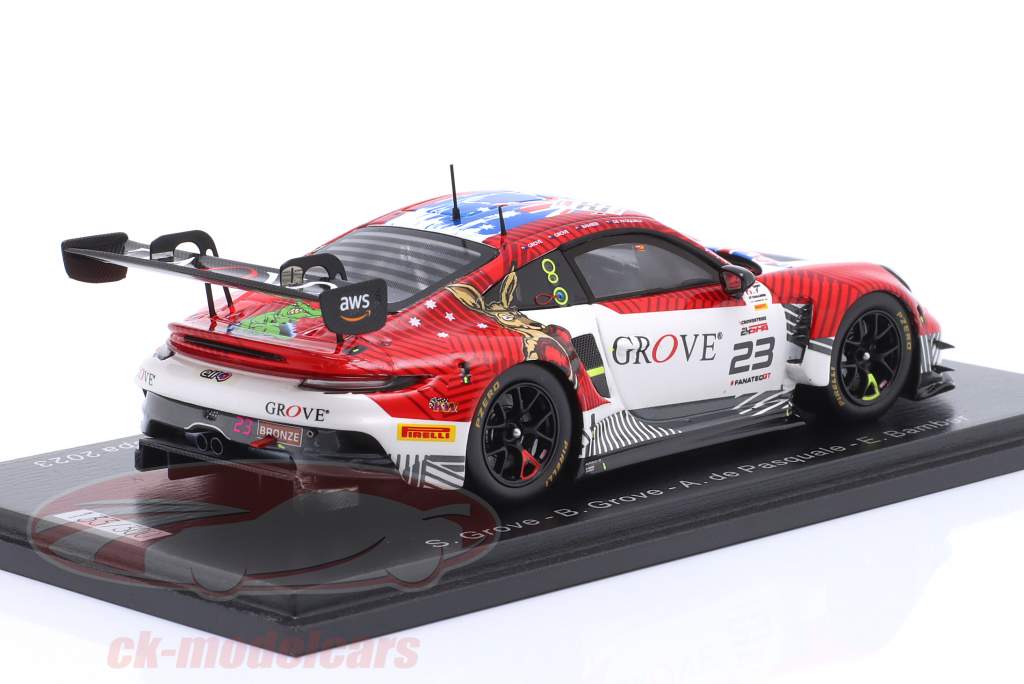 Spark 1:43 Porsche 911 (992) GT3 R #23 24h Spa 2023 Grove