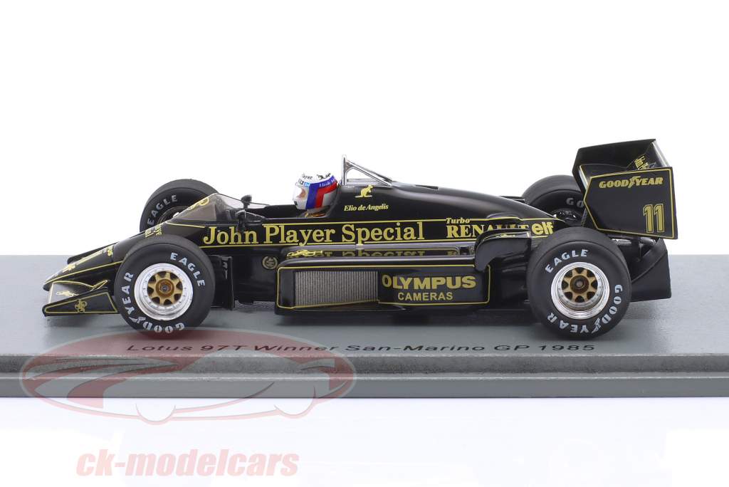 Spark 1:43 Elio de Angelis Lotus 97T #11 Winner San Marine
