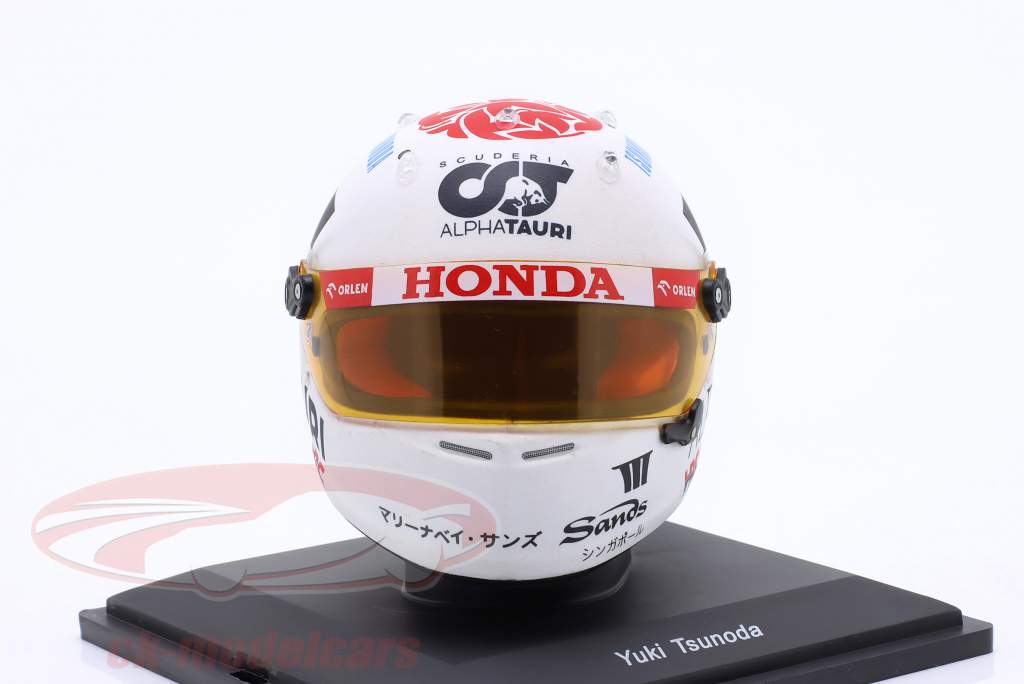 Yuki Tsunoda AlphaTauri AT04 #22 Giappone GP formula 1 2023 casco 1:5 Spark