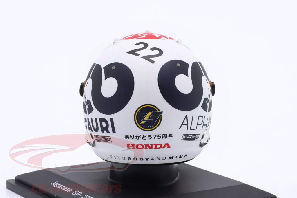 Yuki Tsunoda AlphaTauri AT04 #22 Giappone GP formula 1 2023 casco 1:5 Spark