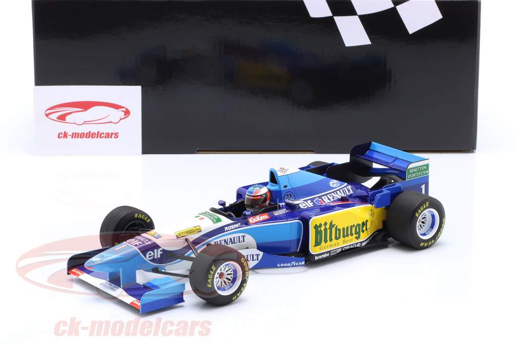 ミニカー MINICHAMPS BENETTON RENAULT B195 1/18 1/18 Minichamps - 1995 BENETTON-RENAULT B195 #1 MICHAEL
