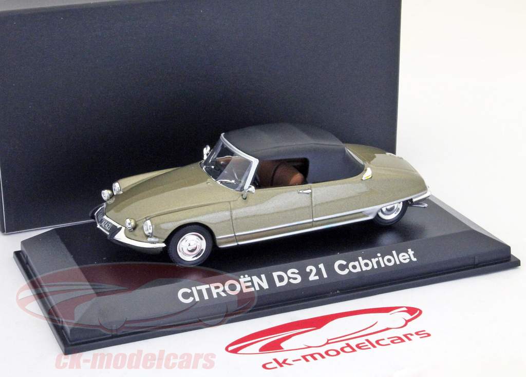 Citroen DS 21 Cabriolet 1966 sahara grey 1:43 Norev