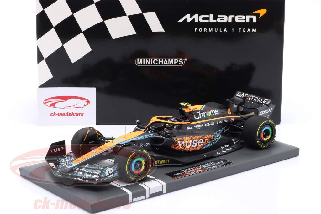 Lando Norris McLaren MCL36 #4 6º Abu Dhabi GP Fórmula 1 2022 1:18 Minichamps