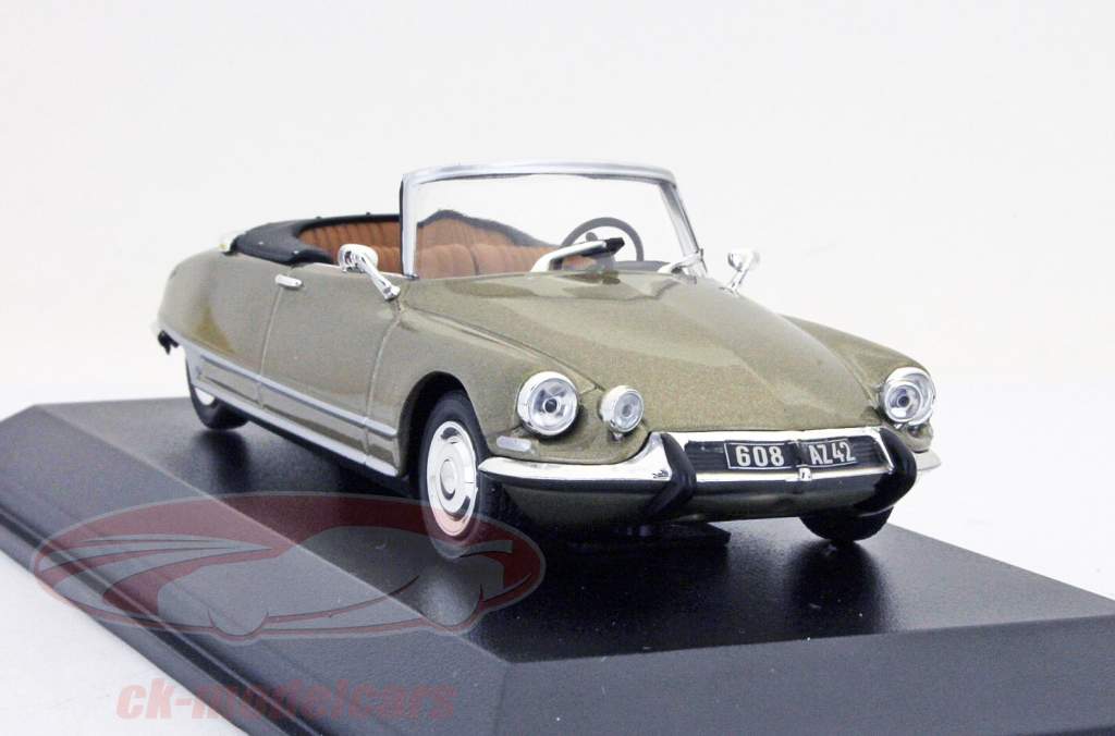 Citroen DS 21 Cabriolet 1966 sahara grey 1:43 Norev