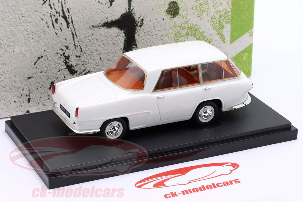 Renault Projet 600 Année de construction 1957 blanc 1:43 AutoCult