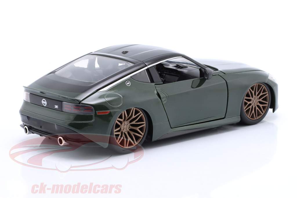 Nissan Z 2023 Fast X (Fast & Furious 10) verde oscuro metálico 1:24 Jada Toys