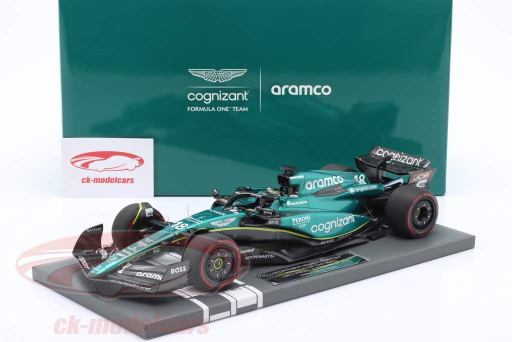 L. Stroll Aston Martin AMR23 #18 4 australsk GP formel 1 2023 1:18 Minichamps