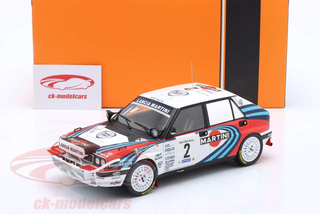 Lancia Delta Integrale 16V #2 Safari Rallye 1990 Biasion, Siviero 1:18 Ixo