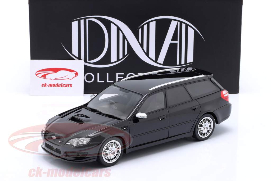 Subaru Legacy Touring Wagon STI 2007 obsidian sort 1:18 DNA Collectibles