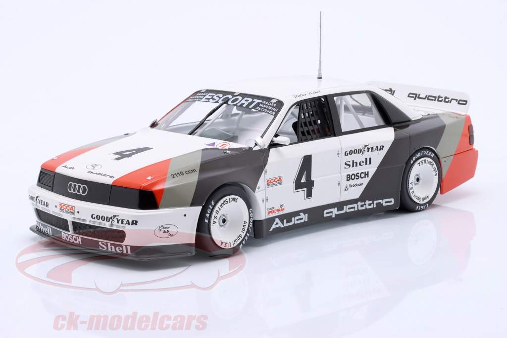 Audi 200 quattro #4 gagnant St. Petersburg Trans-Am 1988 W. Röhrl 1:18 WERK83