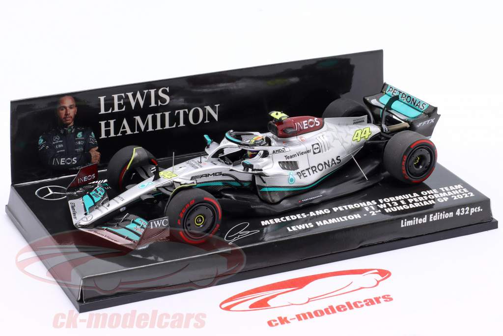L. Hamilton Mercedes-AMG F1 W13 #44 2 Ungarn GP formel 1 2022 1:43 Minichamps