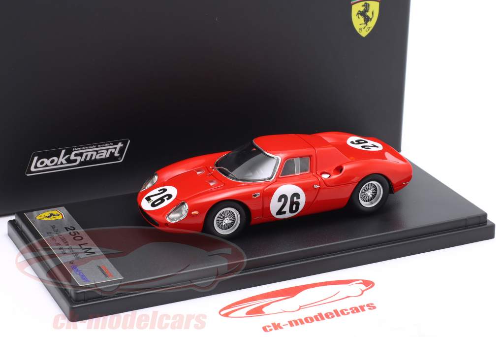 Ferrari 250 LM #26 Sieger 1000km Paris 1966 Piper, Parkes 1:43 LookSmart