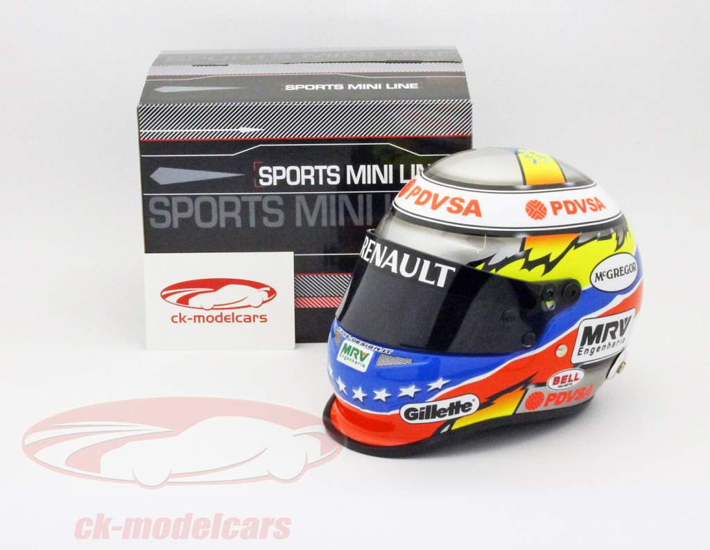 牧師マルドナド、ウィリアムズFW​​34フォーミュラ1 2012ヘルメット/ベルヘルメット1時02分