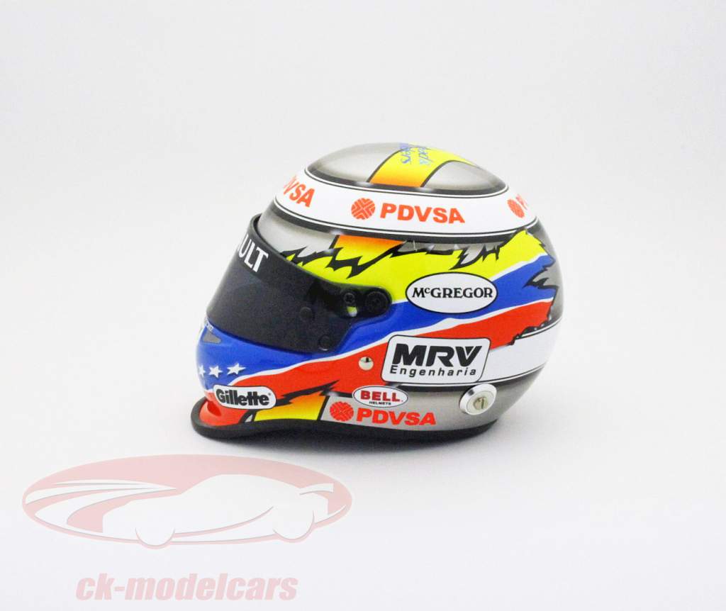牧師マルドナド、ウィリアムズFW​​34フォーミュラ1 2012ヘルメット/ベルヘルメット1時02分