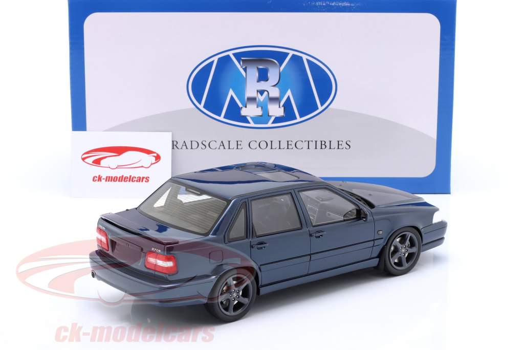 Volvo S70R Année de construction 1998 bleu foncé métallique 1:18 Radscale Models