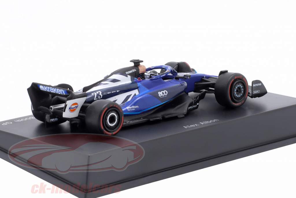 Alexander Albon Williams FW45 #23 8th British GP Formel 1 2023 1:64 Spark