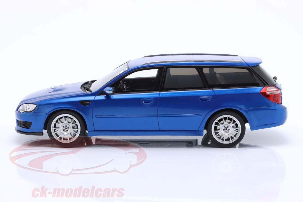 Subaru Legacy Touring Wagon STI Byggeår 2007 blå metallisk 1:18 DNA Collectibles