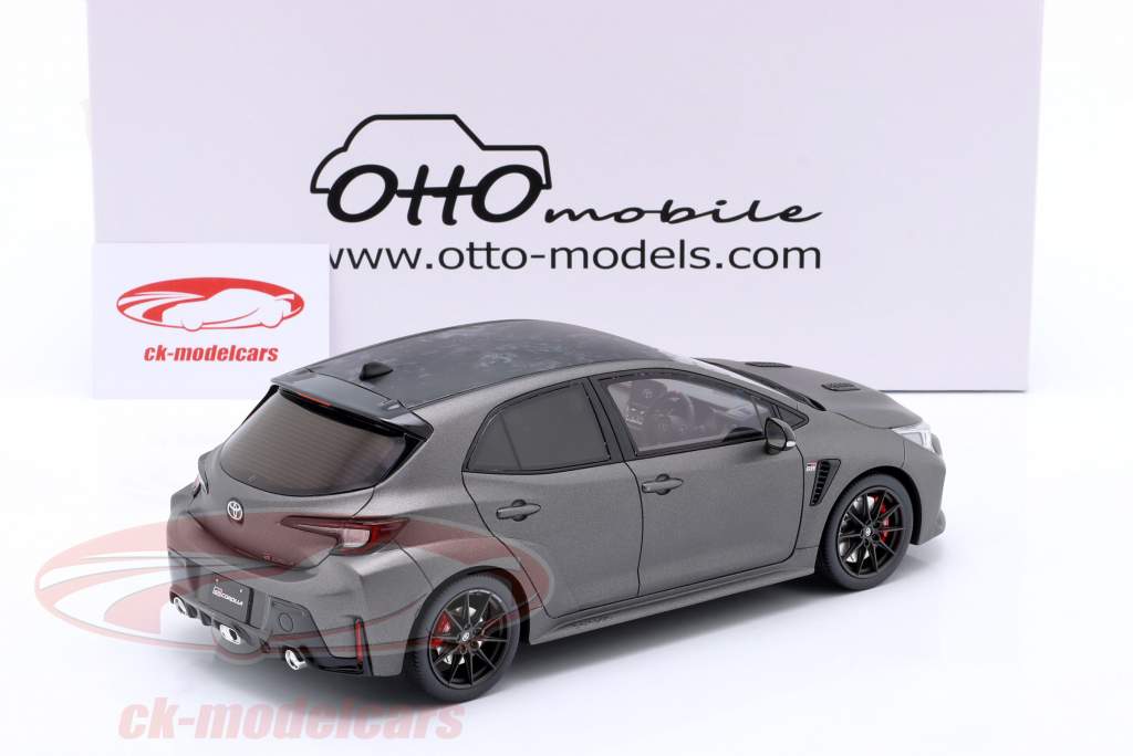 Toyota Corolla GR Morizo Edition 2022 chato cinza escuro 1:18 OttOmobile