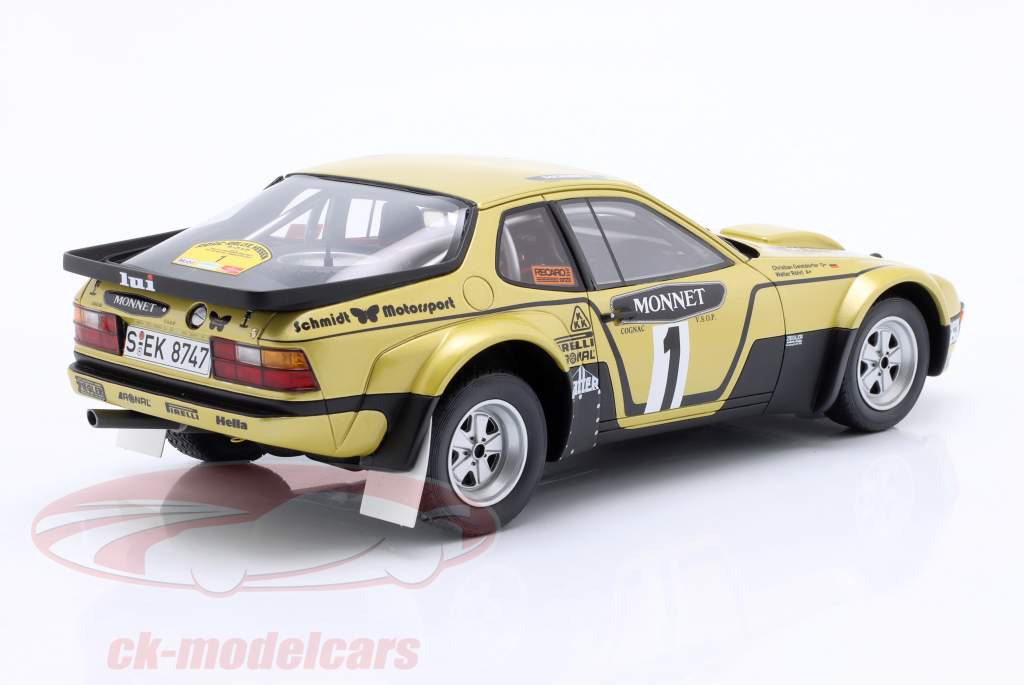 Porsche 924 Carrera GTS #1 优胜者 Rallye 黑塞 1981 Röhrl, Geistdörfer 1:18 OttOmobile