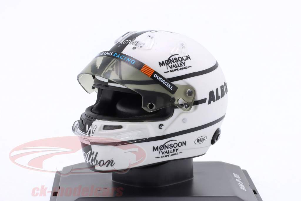 Alexander Albon Williams FW45 #23 8ème Britanique formule 1 2023 casque 1:5 Spark
