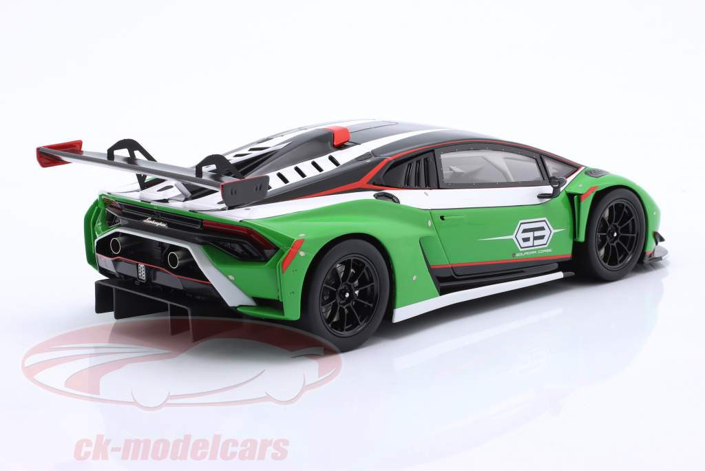 Lamborghini Huracan GT3 Evo2 Presentation Car 2018 verde / negro 1:18 TrueScale