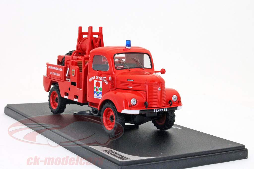 Hotchkiss PL 50 4x4 CCFM de l'Herault rouge 1:43 Eligor 