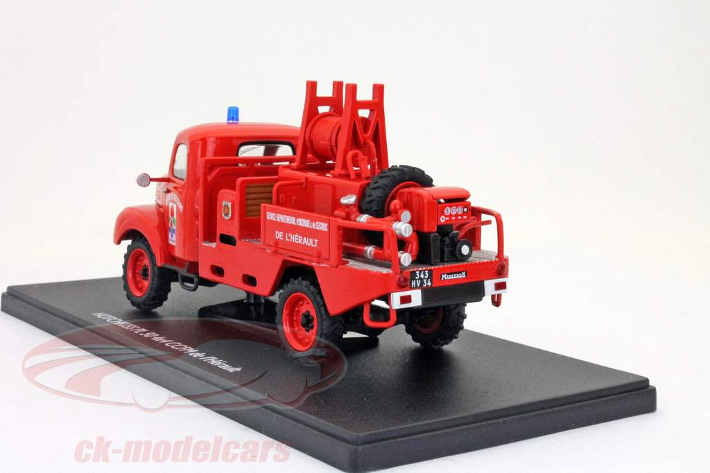Hotchkiss PL 50 4x4 CCFM de l'Herault rouge 1:43 Eligor 