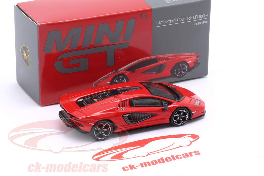 Lamborghini Countach LPI 800-4 rood 1:64 TrueScale