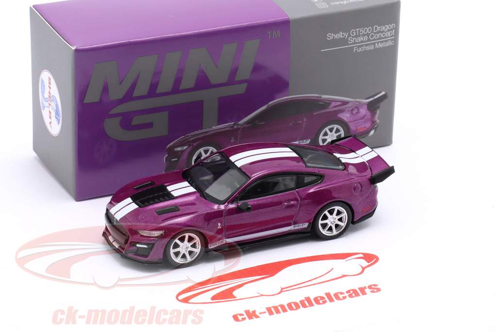 Shelby GT500 Dragon Snake Concept fuchsia metallisk 1:64 TrueScale