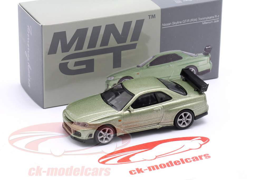 Nissan Skyline GT-R (R34) Tommy Kaira millenium jade 1:64 TrueScale