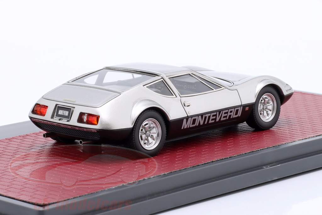 Monteverdi Hai GTS Año de construcción 1973 plata / negro 1:43 Matrix
