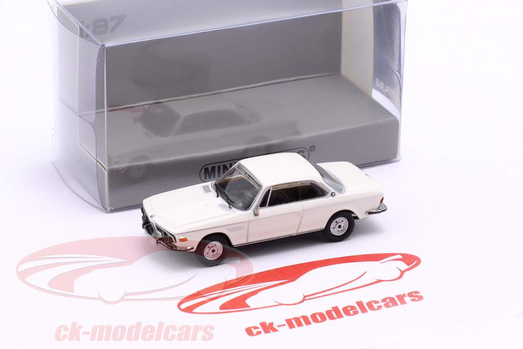 BMW 2800 CS Baujahr 1968 weiß 1:87 Minichamps