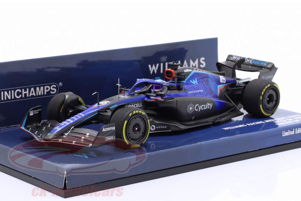 Nyck de Vries Williams FW44 #45 9e Italië GP formule 1 2022 1:43 Minichamps